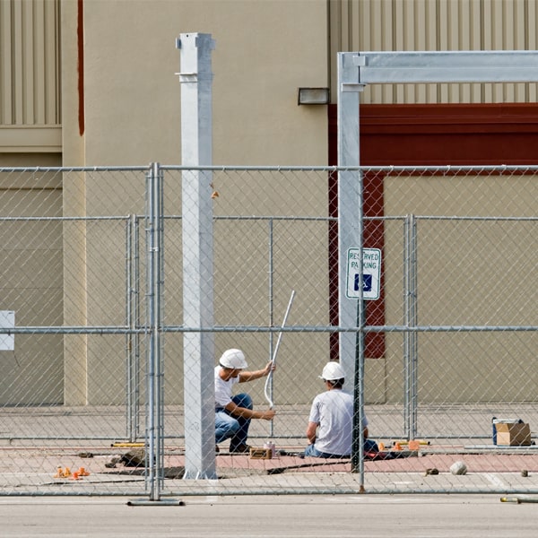 how long can i lease the temporary fence for my work site or event in Weston